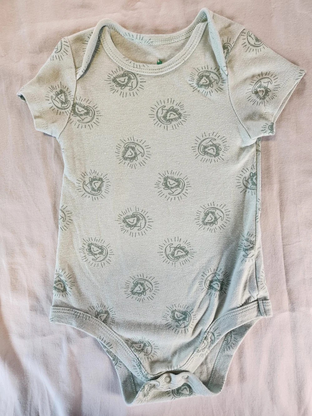 Disney Baby Cotton Knit Short Sleeve One Piece Outfits Size 12M Set Of 7